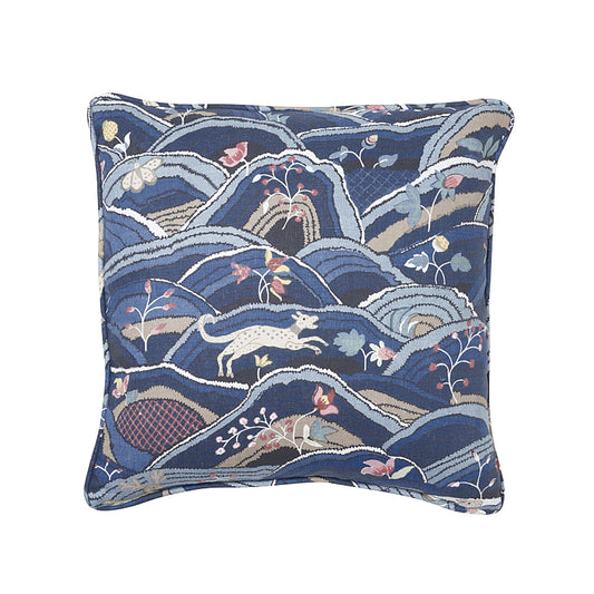 Purchase So17738004 | Rolling Hills Pillow, Blue - Schumacher Pillows