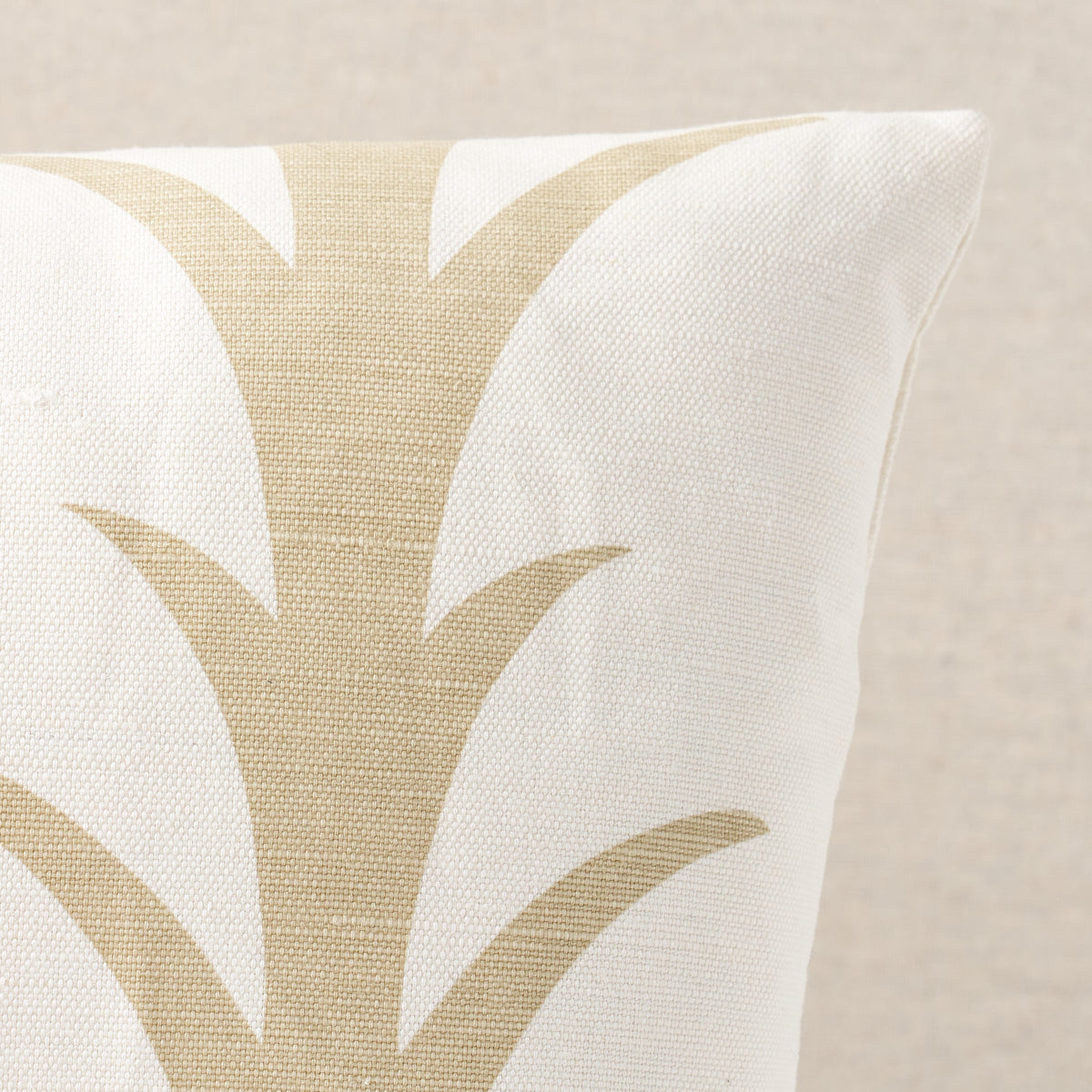 Purchase So17763030 | Acanthus Stripe Pillow, Sand - Schumacher Pillows