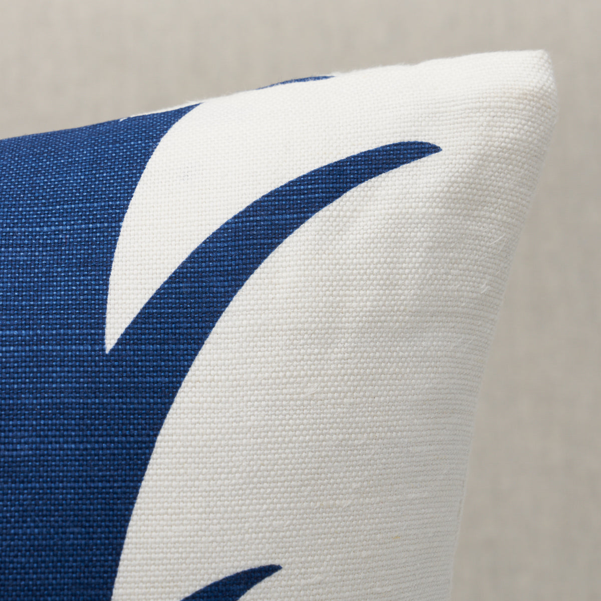 Purchase So17763530 | Acanthus Stripe Pillow, Navy - Schumacher Pillows