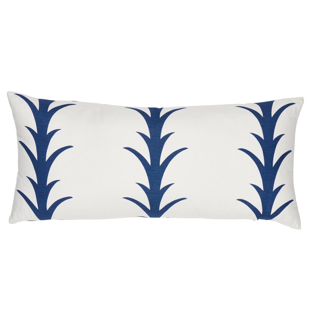 Purchase So17763530 | Acanthus Stripe Pillow, Navy - Schumacher Pillows