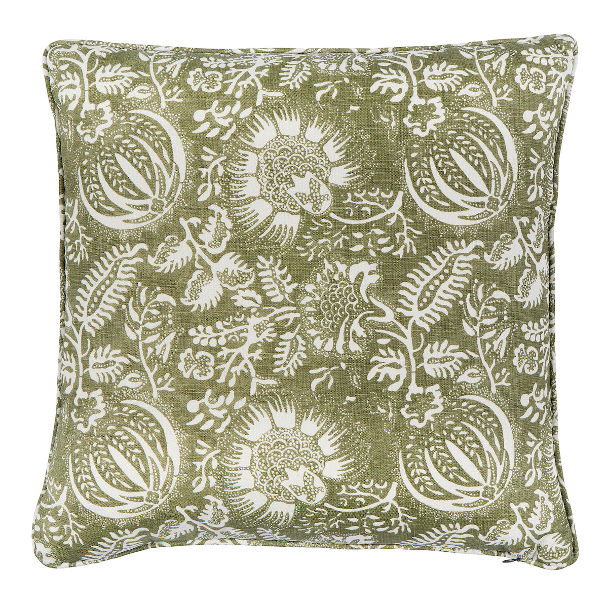 Purchase So17769504 | Pomegranate Print Pillow, Olive - Schumacher Pillows