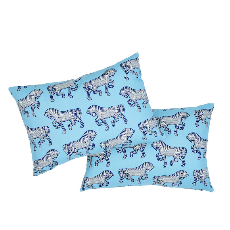 Purchase So17801115 | Faubourg Pillow, Blue - Schumacher Pillows