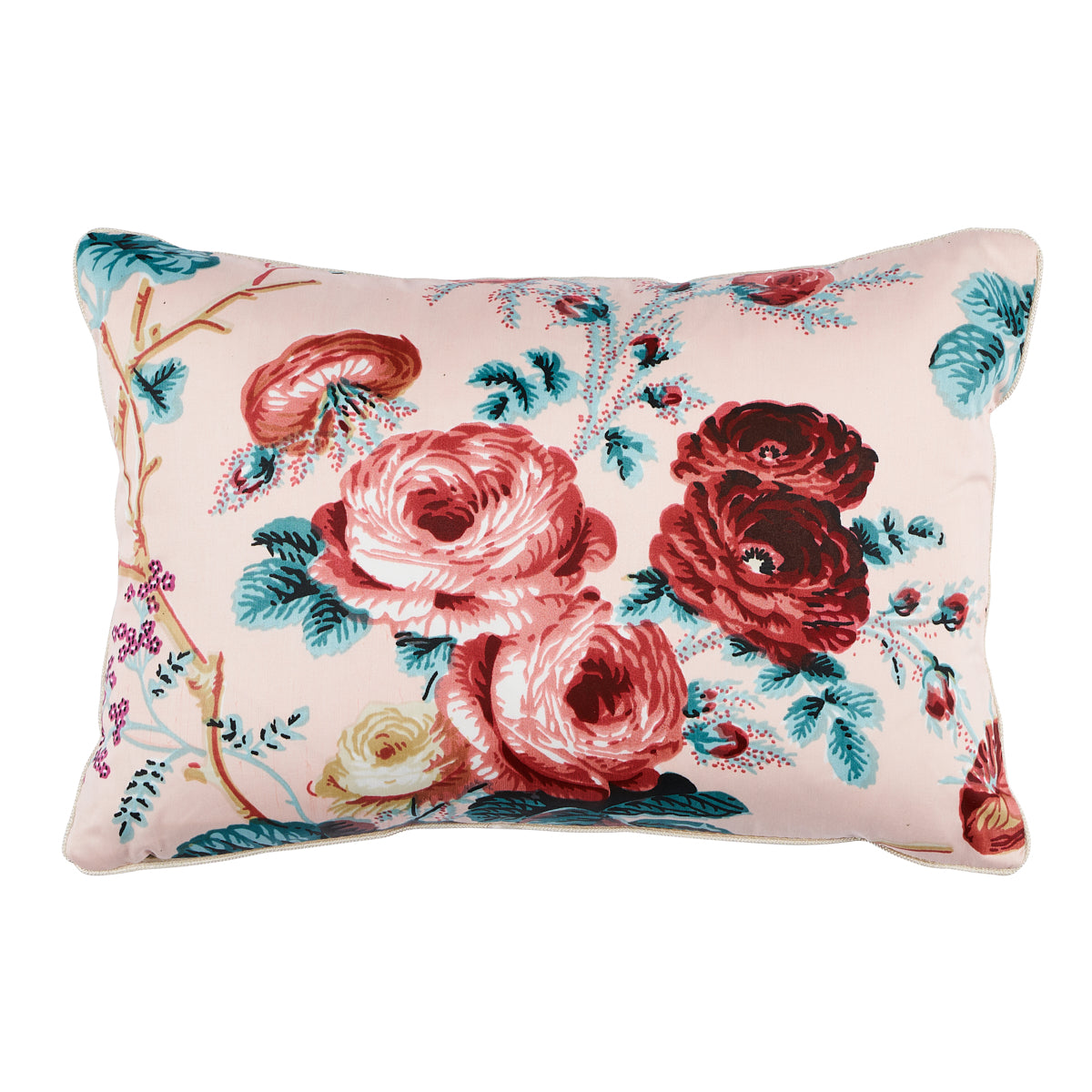 Purchase So17815211 | Salisbury Chintz Pillow, Rose - Schumacher Pillows