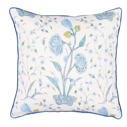 Purchase So17833105 | Khilana Floral Pillow, Peacock - Schumacher Pillows