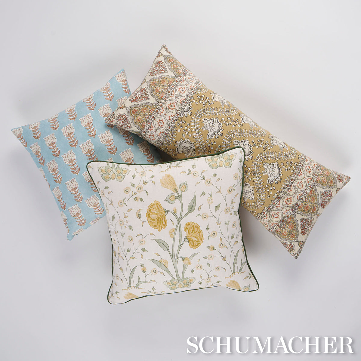 Purchase So17833305 | Khilana Floral Pillow, Marigold - Schumacher Pillows