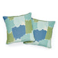 Purchase So17847005 | Colorblock Ikat Pillow, Aqua - Schumacher Pillows