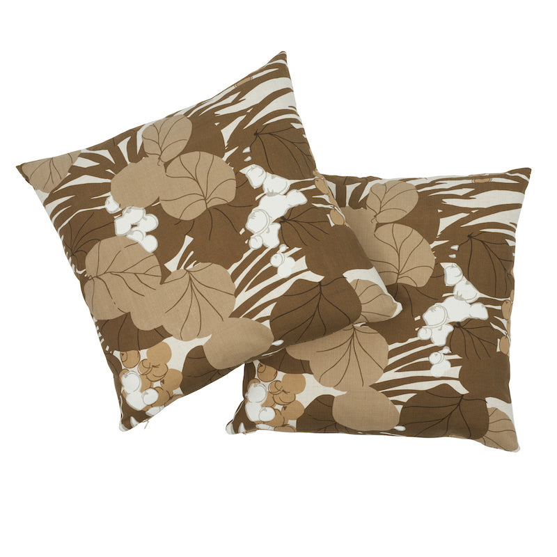Purchase So17863204 | Sea Grapes 18" Pillow, Bark - Schumacher Pillows