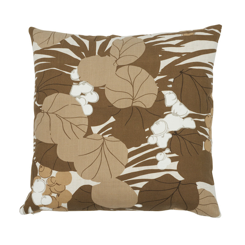 Purchase So17863204 | Sea Grapes 18" Pillow, Bark - Schumacher Pillows