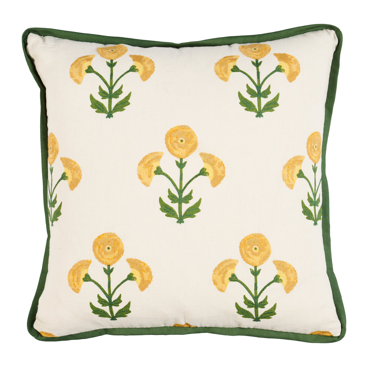 Purchase So17967105 | Saranda Flower Pillow, Marigold - Schumacher Pillows