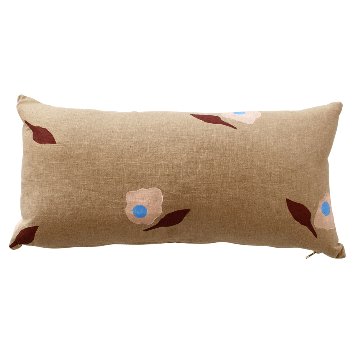Purchase So17989118 | Aquinnah Hand Block Pillow, Camel - Schumacher Pillows