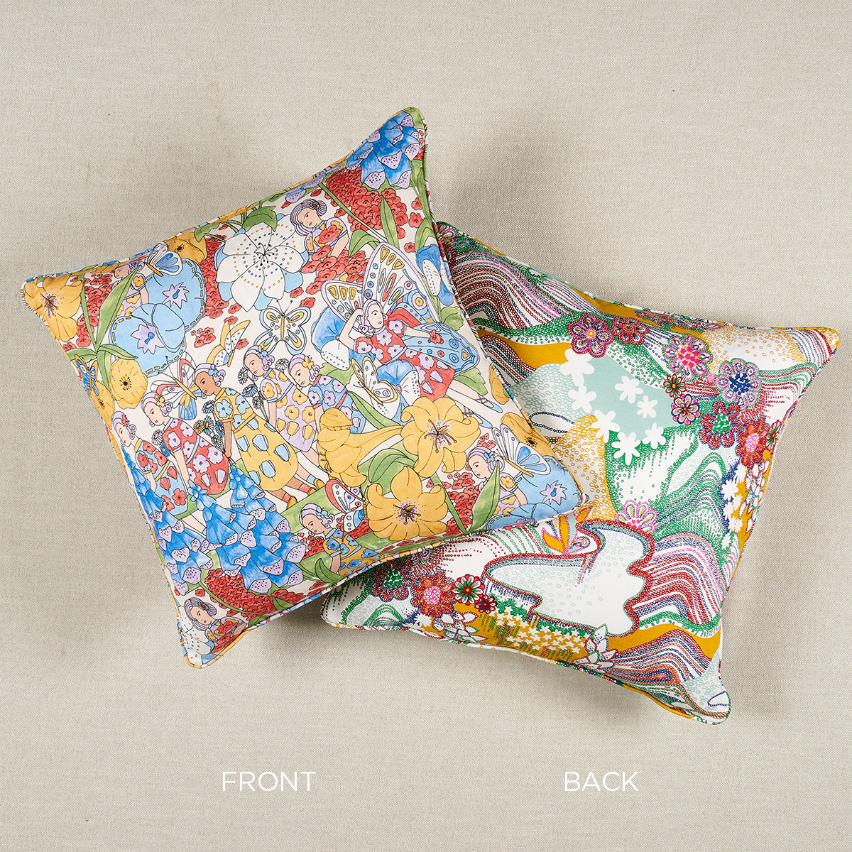 Purchase So18013006 | Daisy Chain Pillow, Primary Multi - Schumacher Pillows