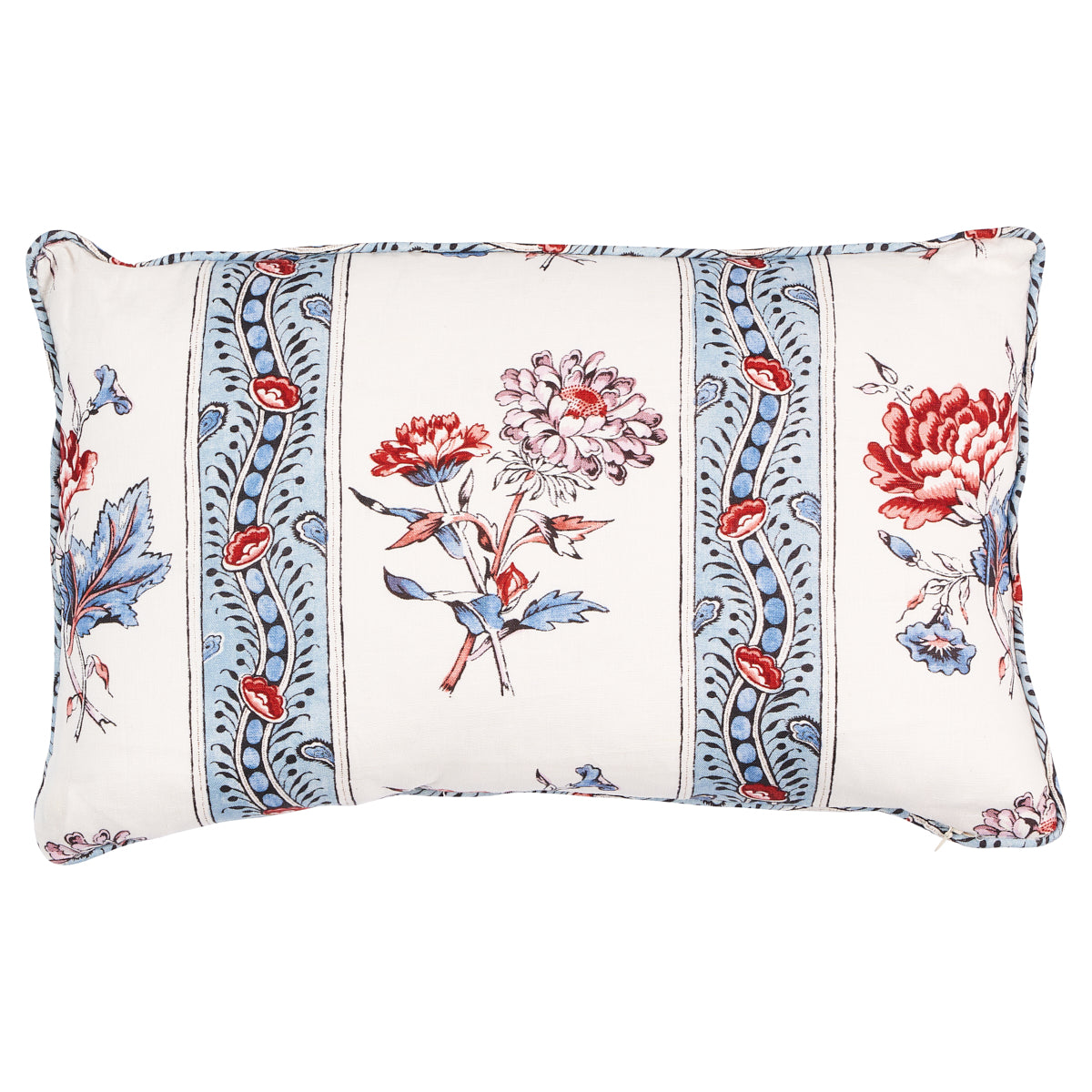 Purchase So18024114 | Ariana Floral Pillow, Pearlware Blue - Schumacher Pillows