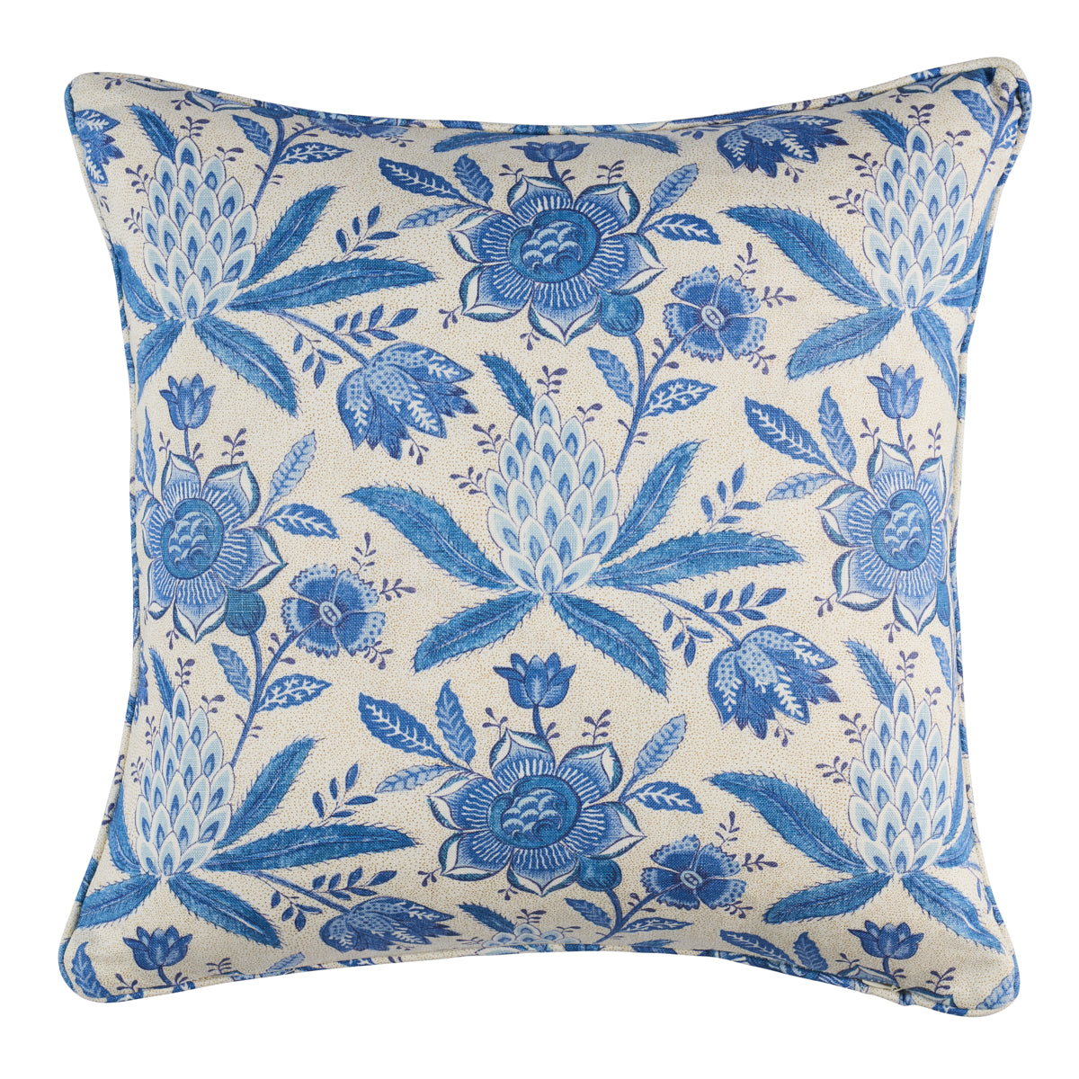 Purchase So18025104 | Lafayette Botanical Pillow, Cornflower - Schumacher Pillows