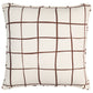 Purchase So18029105 | Painterly Windowpane Pillow, Brown - Schumacher Pillows