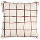 Purchase So18029106 | Painterly Windowpane Pillow, Brown - Schumacher Pillows