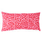 Purchase So18032218 | Jagged Maze Pillow, Pink - Schumacher Pillows