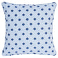 Purchase So18037004 | Otis Hand Print Pillow, Blue - Schumacher Pillows