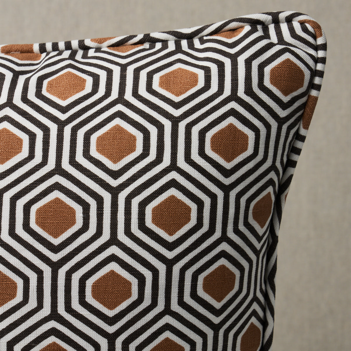 Purchase So18037304 | Otis Hand Print Pillow, Dark Neutral - Schumacher Pillows