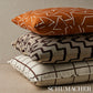 Purchase So18041204 | Tangent Print Pillow, Saffron - Schumacher Pillows