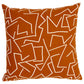 Purchase So18041204 | Tangent Print Pillow, Saffron - Schumacher Pillows