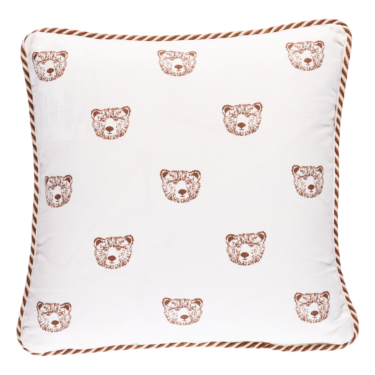 Purchase So18047003 | Bear Print Pillow, Ivory - Schumacher Pillows
