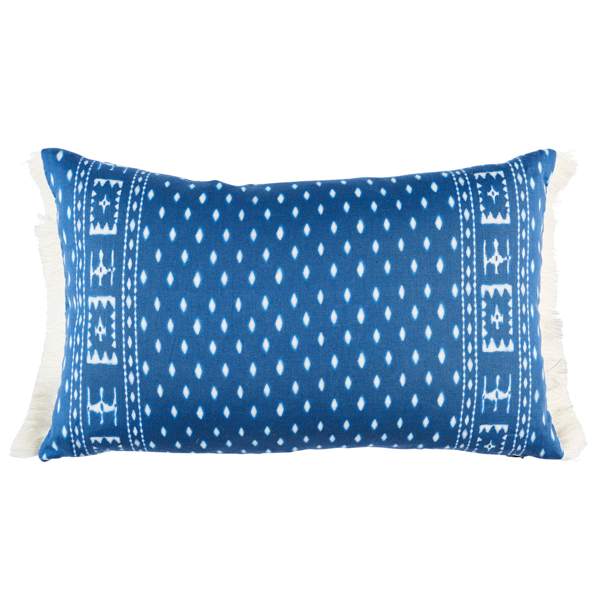 Purchase So18049014 | Indah Batik Pillow, Indigo - Schumacher Pillows