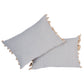 Purchase So18059013 | Mathis Ticking Stripe Pillow, Sky - Schumacher Pillows