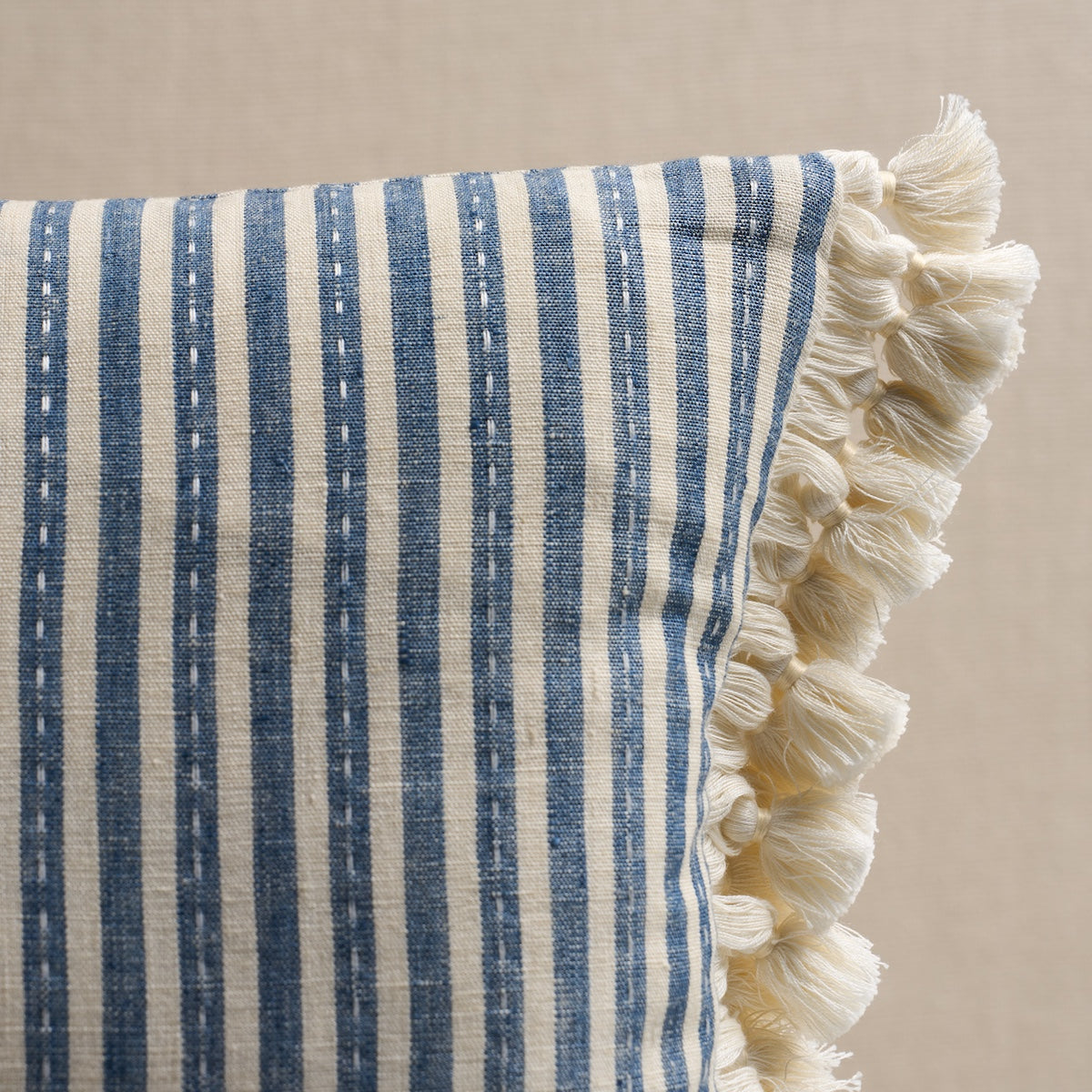 Purchase So18059312 | Mathis Ticking Stripe, Indigo - Schumacher Pillows