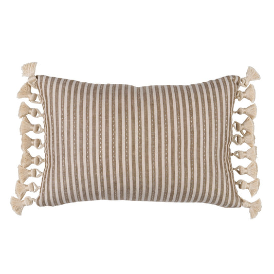 Purchase So18059412 | Mathis Ticking Stripe, Flax - Schumacher Pillows