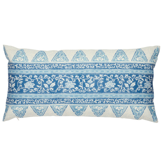 Purchase So18072124 | Foxglove I/O Pillow, Indigo - Schumacher Pillows