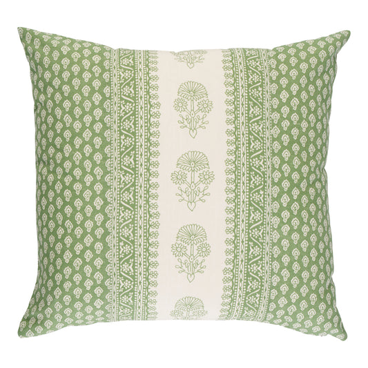 Purchase So18073104 | Hyacinth I/O Pillow, Leaf Green - Schumacher Pillows