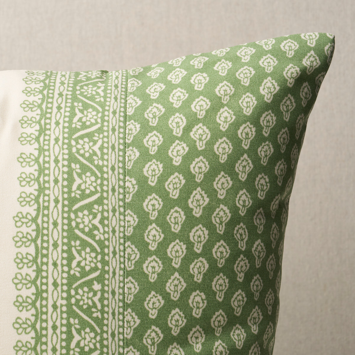 Purchase So18073106 | Hyacinth I/O Pillow, Leaf Green - Schumacher Pillows
