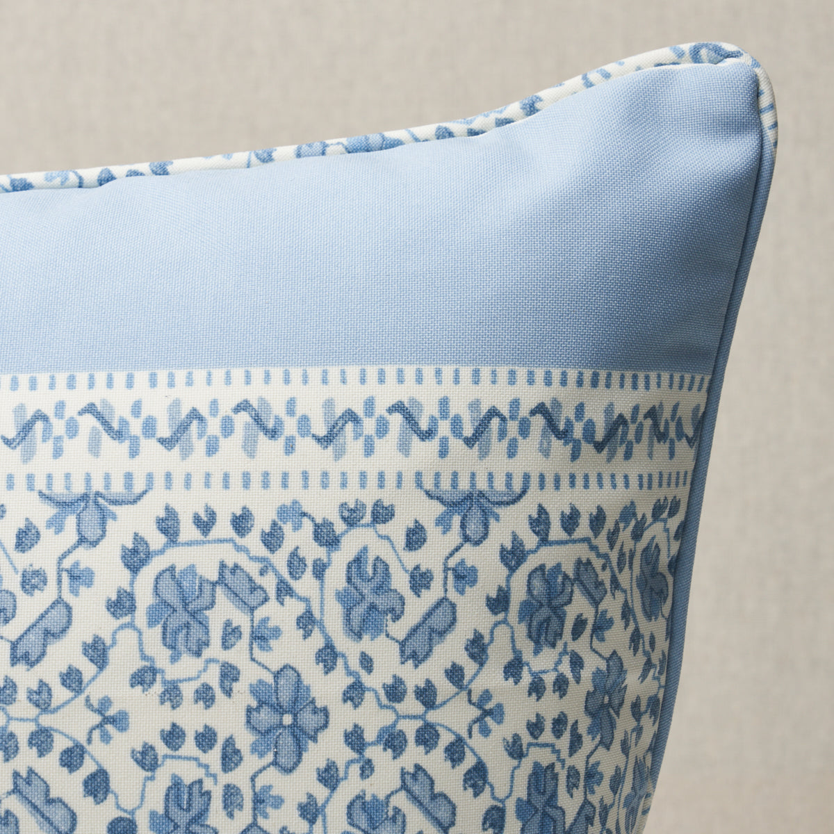 Purchase So18074018 | Jasmine I/O Pillow, Indigo - Schumacher Pillows