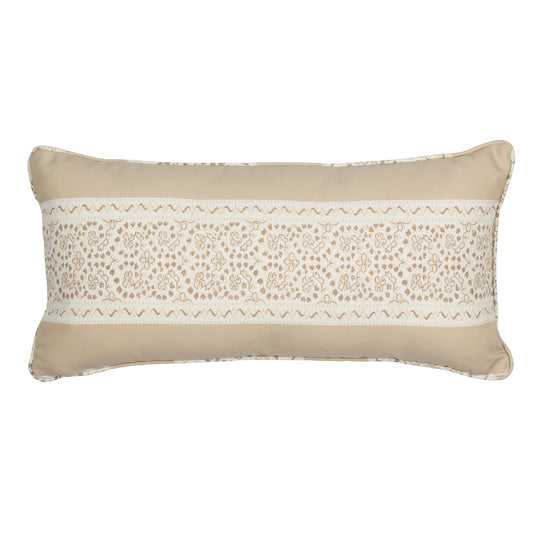 Purchase So18074218 | Jasmine I/O Pillow, Neutral - Schumacher Pillows