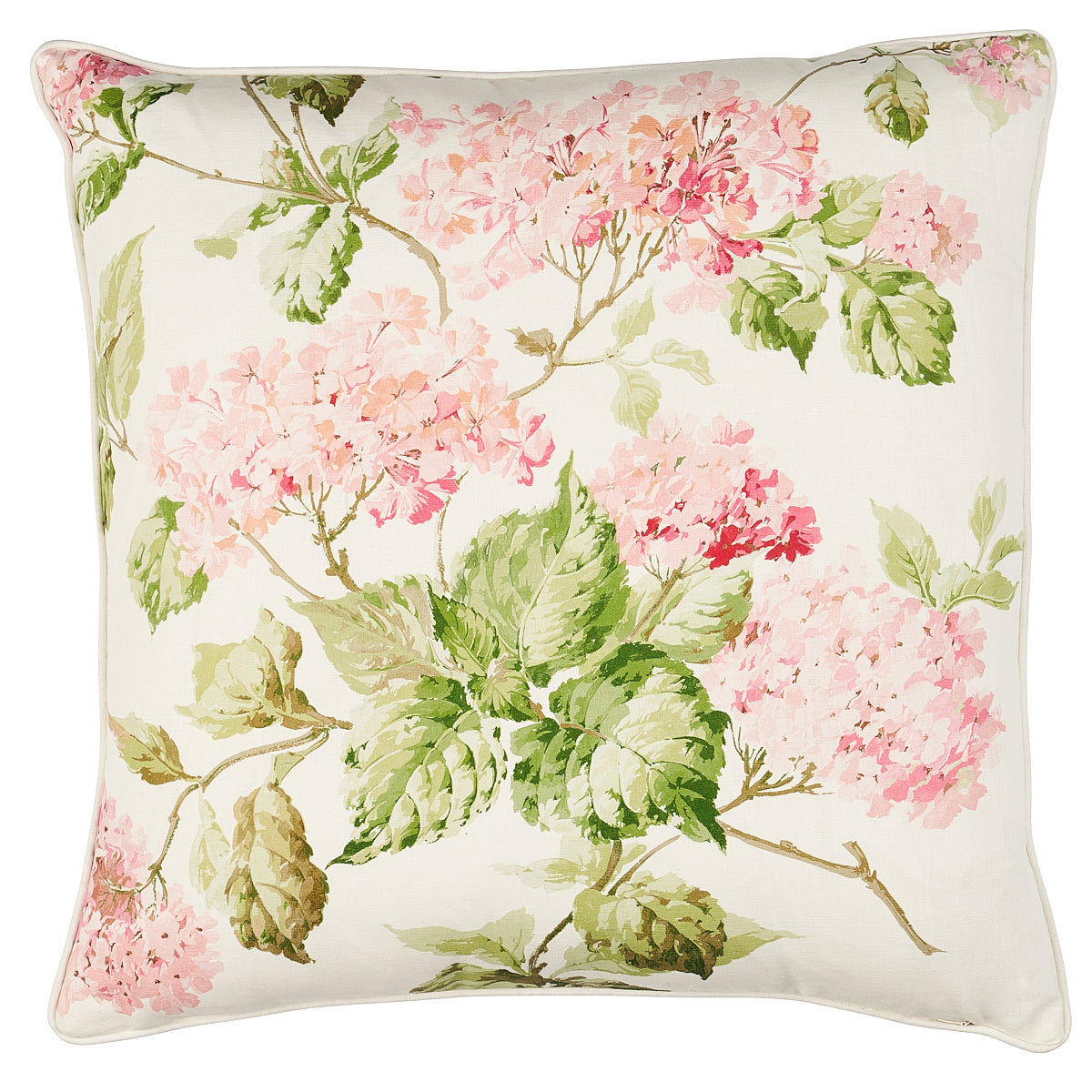 Purchase So18082106 | Summer Hydrangea Pillow, Blush - Schumacher Pillows
