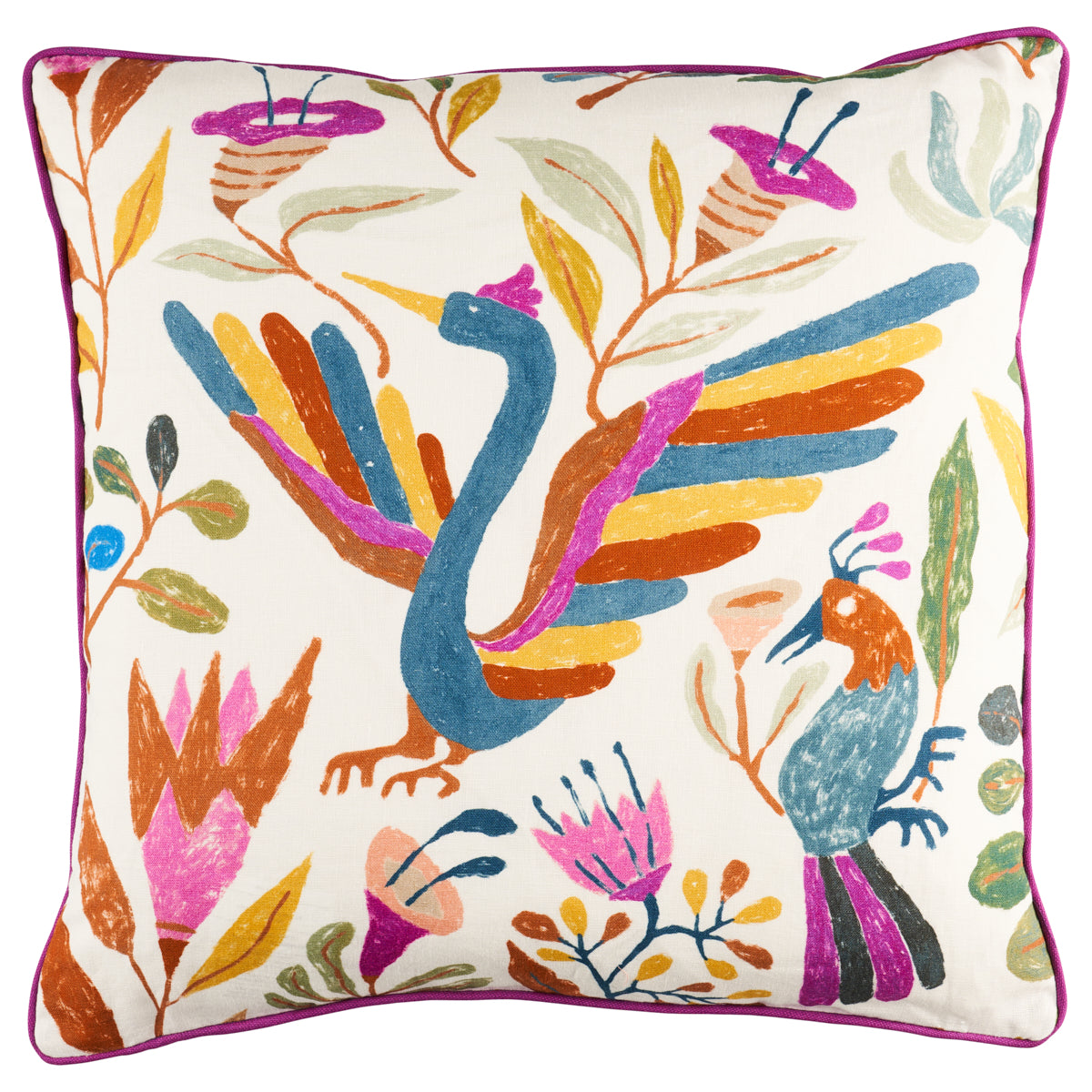 Purchase So18085006 | Canopy Pillow, Multi Birds - Schumacher Pillows