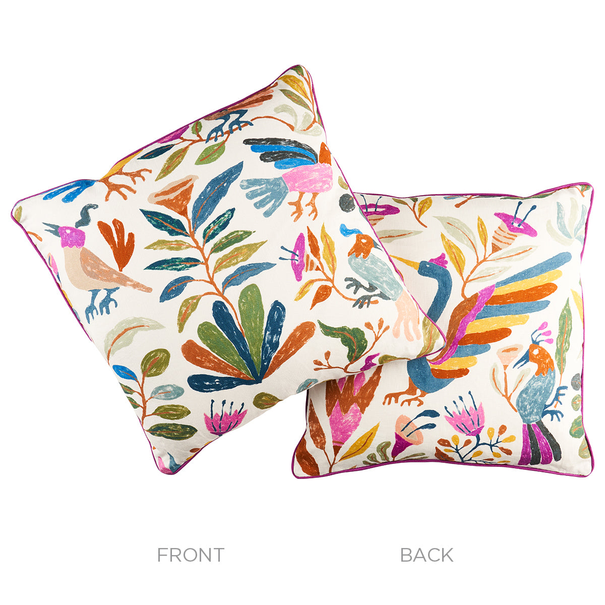 Purchase So18085006 | Canopy Pillow, Multi Birds - Schumacher Pillows