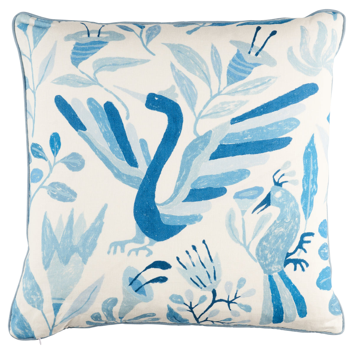 Purchase So18085106 | Canopy Pillow, Blue Birds - Schumacher Pillows