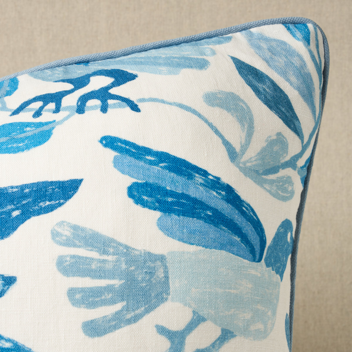 Purchase So18085106 | Canopy Pillow, Blue Birds - Schumacher Pillows