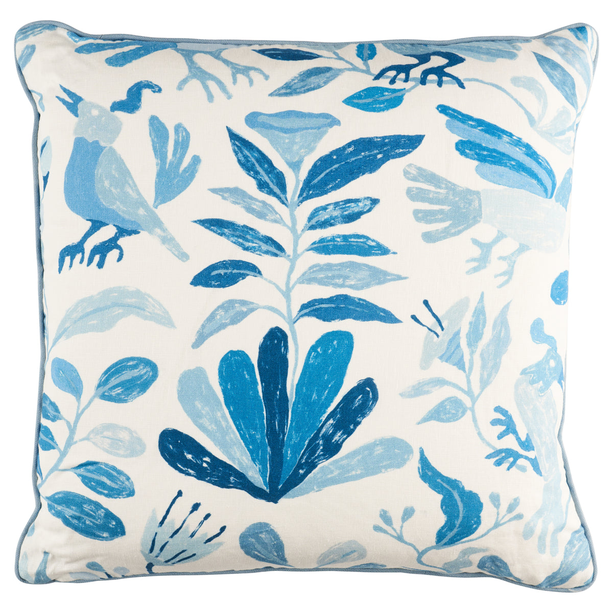 Purchase So18085106 | Canopy Pillow, Blue Birds - Schumacher Pillows