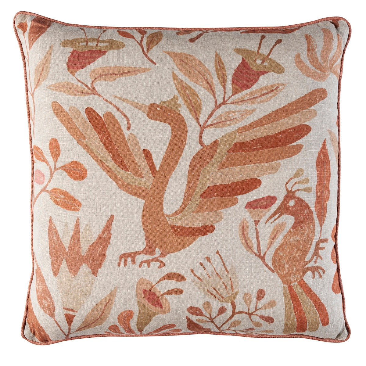 Purchase So18085206 | Canopy Pillow, Terracotta - Schumacher Pillows