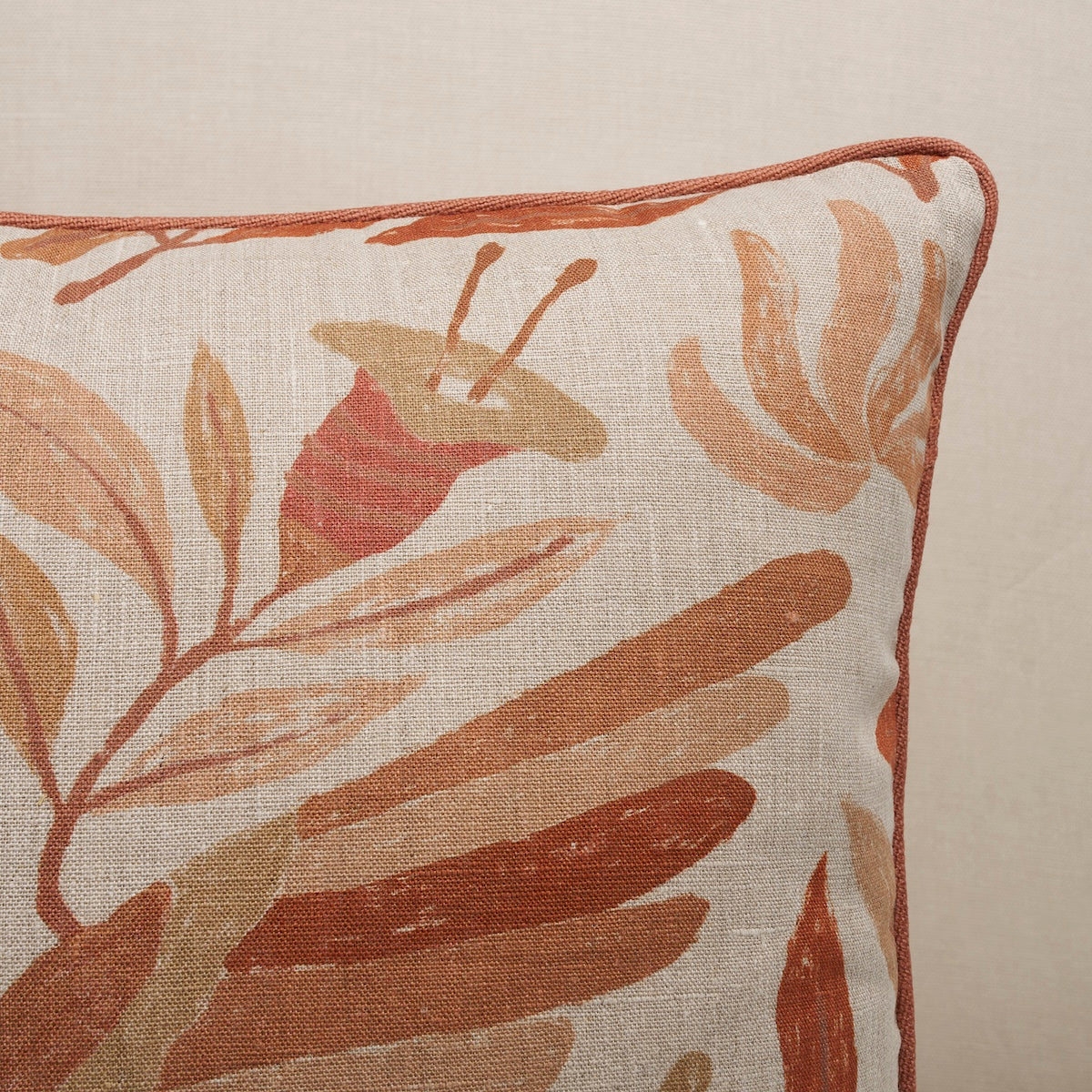 Purchase So18085206 | Canopy Pillow, Terracotta - Schumacher Pillows