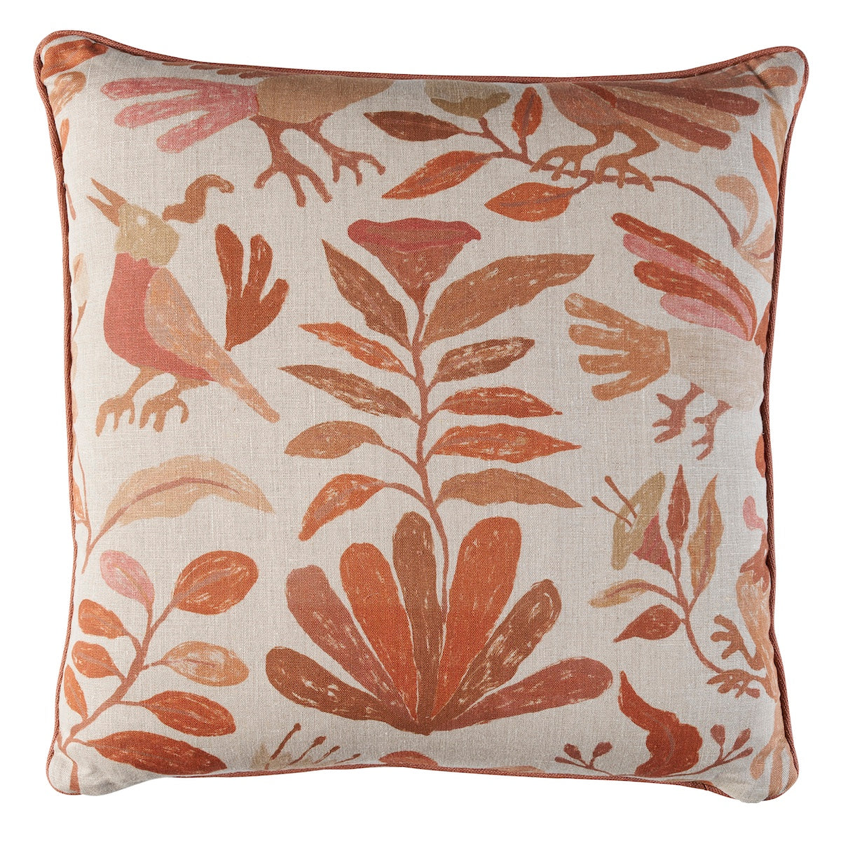 Purchase So18085206 | Canopy Pillow, Terracotta - Schumacher Pillows