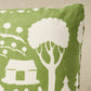 Purchase So18088015 | Farm Scene Pillow, Green - Schumacher Pillows