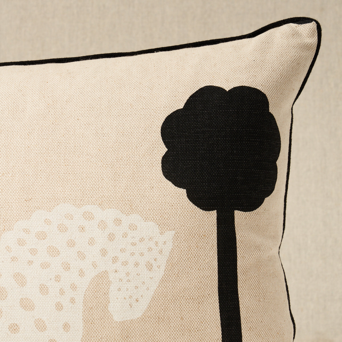 Purchase So18090213 | Polka Dot Pony Pillow, Natural - Schumacher Pillows