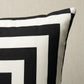 Purchase So18092105 | Roxbury I/O Pillow, Black - Schumacher Pillows