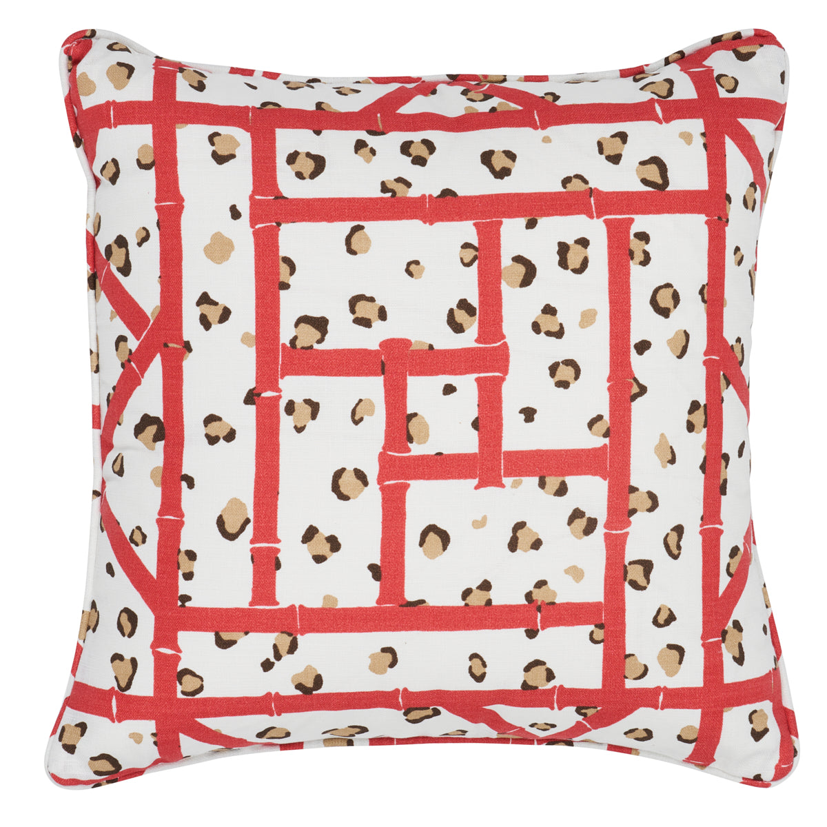 Purchase So18095204 | Fancy Beasts I/O Pillow, Coral Cheetah - Schumacher Pillows