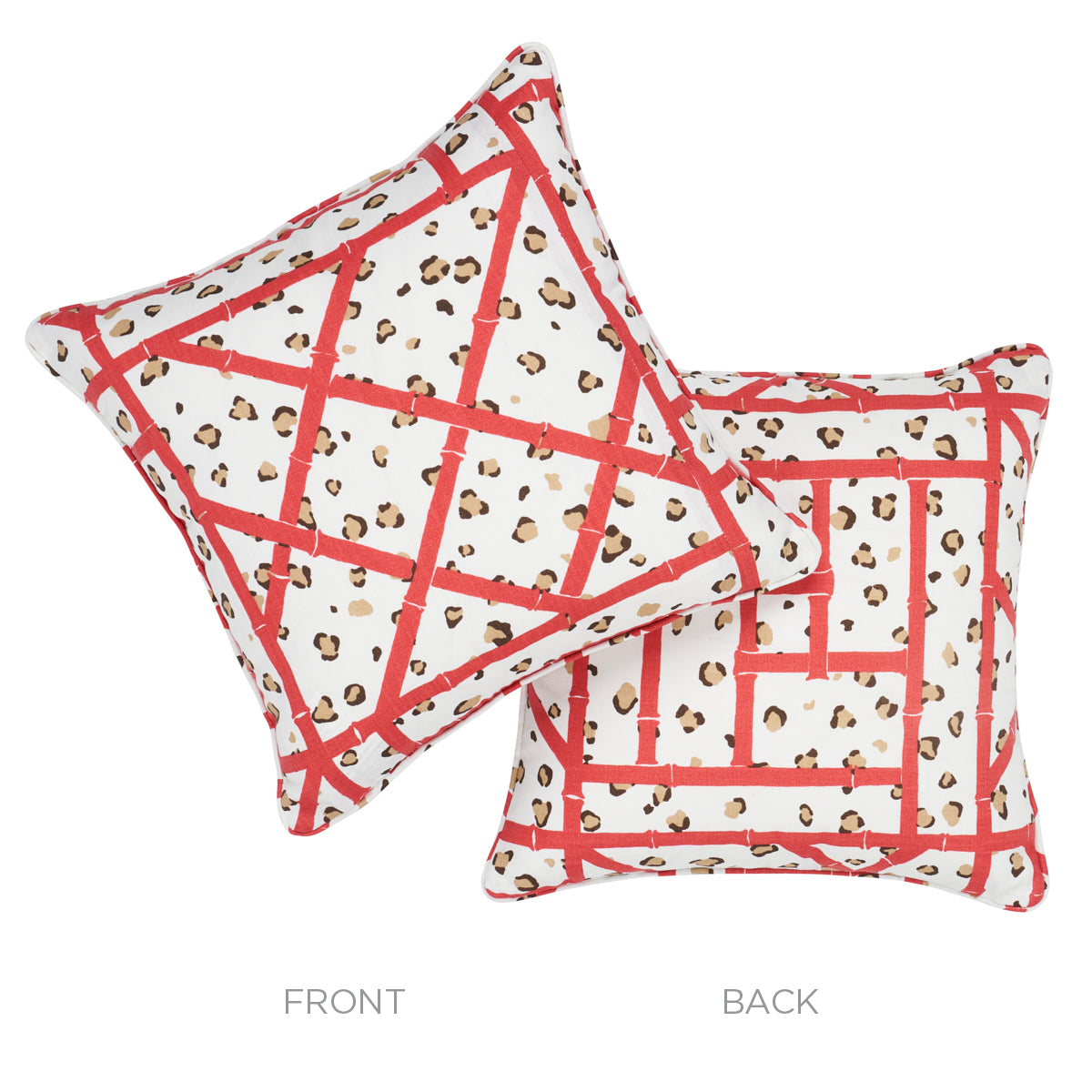 Purchase So18095204 | Fancy Beasts I/O Pillow, Coral Cheetah - Schumacher Pillows