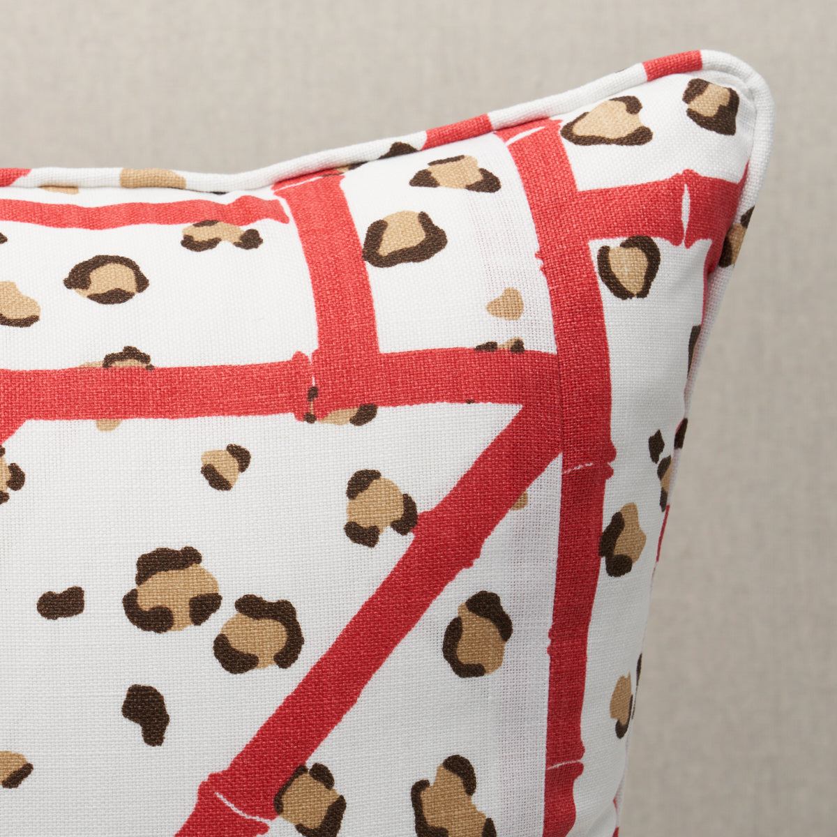 Purchase So18095204 | Fancy Beasts I/O Pillow, Coral Cheetah - Schumacher Pillows