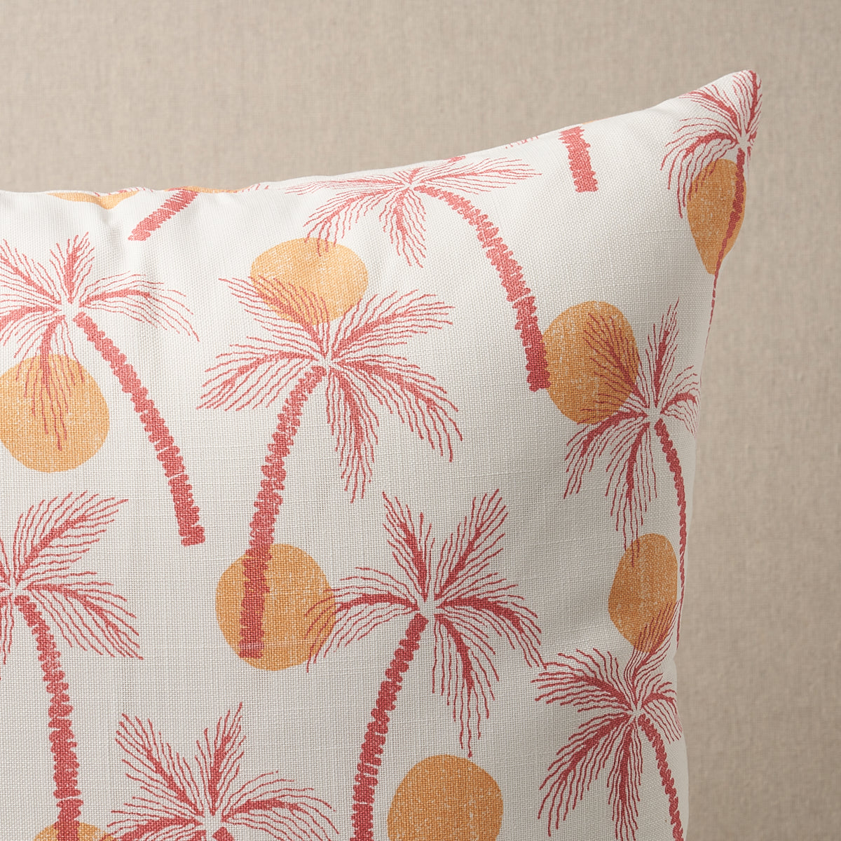 Purchase So18101005 | Clarabella Palm I/O Pillow, Citrus - Schumacher Pillows